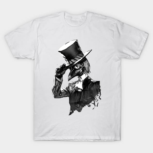 Gentleman plague doctor T-Shirt by GalaxyArt